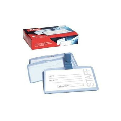 Étui pour carte d'identité Apli 90 x 56 mm Transparent Plastique (25 Unités)