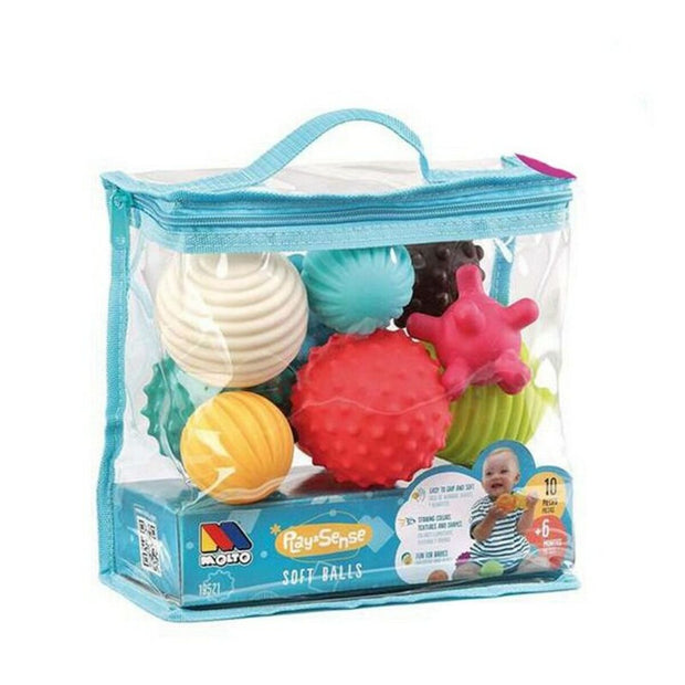 Set de construction Moltó Play&Sense Soft Balls (ES) (10 pcs)