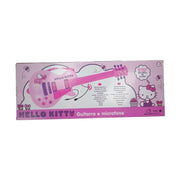 Guitare pour Enfant Hello Kitty Électronique Microphone Rose