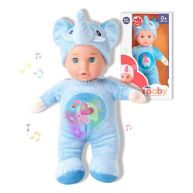 Poupée Reig Eléphant Jouet Peluche Bleu 30 cm (30 cm)