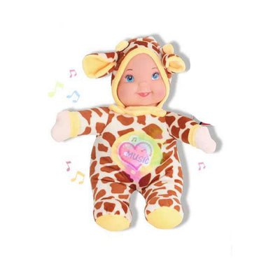 Bébé poupée Reig Peluche musicale 35 cm Girafe