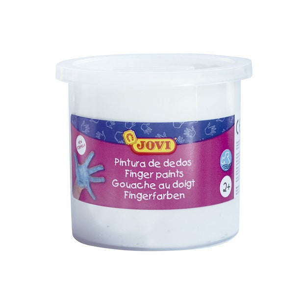 peinture pour doigts Jovi 5 Unités 125 ml Blanc