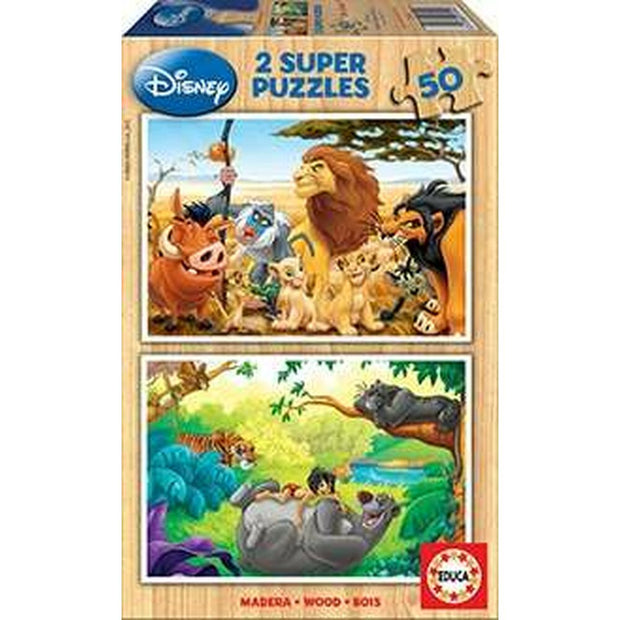 Puzzle Educa DISNEY 100 Pièces (2x50 cm)