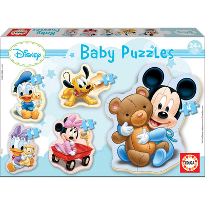 Set de 5 Puzzles   Mickey Mouse