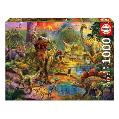 Puzzle Dinosaur Land Educa 17655 500 Pièces 1000 Pièces 68 x 48 cm