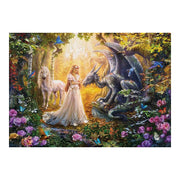 Puzzle Dragón Princesa Unicornio Educa 17696 1500 Pièces 85 x 60 cm
