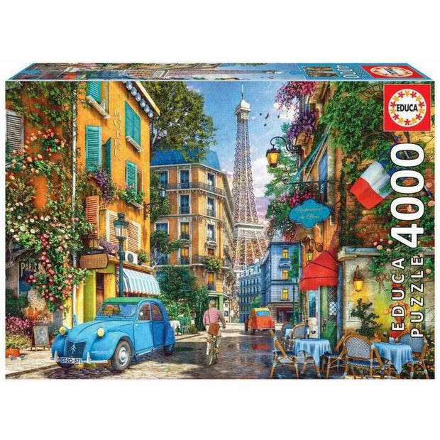 Puzzle Educa The old streets of Paris 19284 4000 Pièces