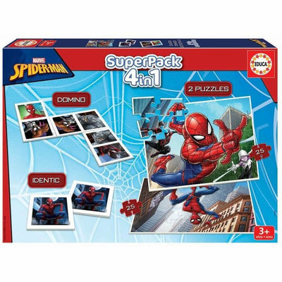 Jouet Educatif Educa Superpack Spider-man Multicouleur (1 Pièce)