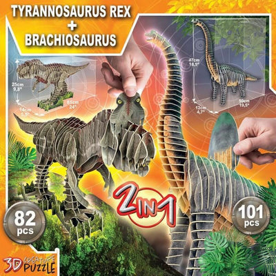 Puzzle 3D Educa Dinosaures Puzzle x 2