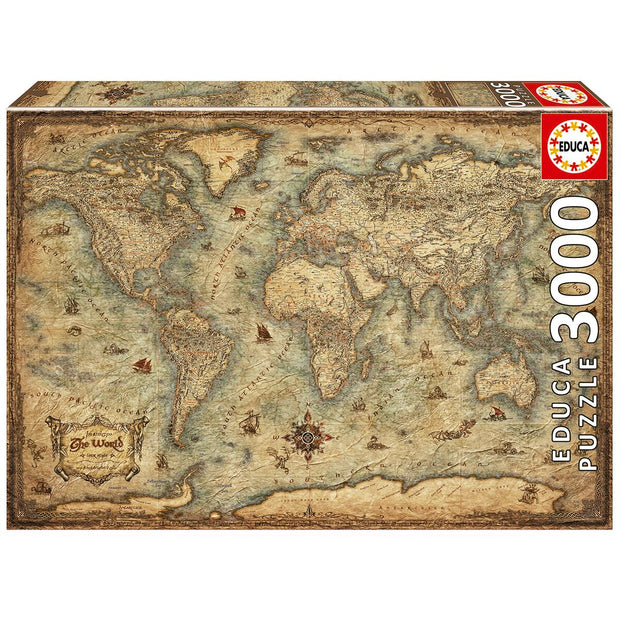 Puzzle Educa Carte 3000 Pièces