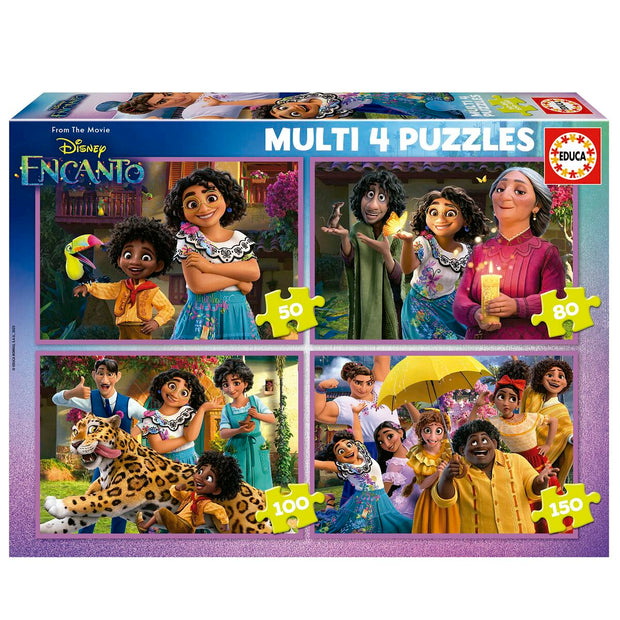 Set de 4 Puzzles Educa Disney