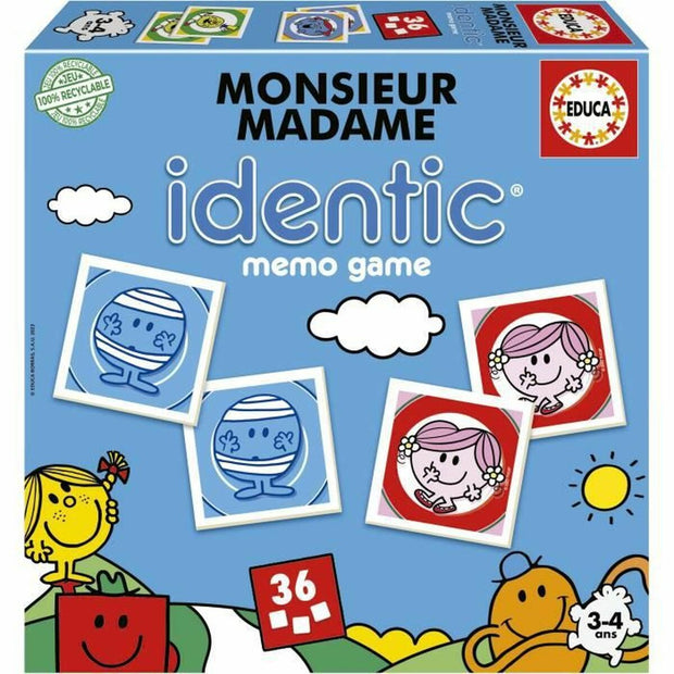 Jouet Educatif Educa Monsieur Madame Identic (FR)