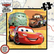 Set de 4 Puzzles Cars On the Road 73 Pièces