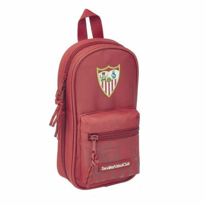 Plumier sac à dos Sevilla Fútbol Club Rouge (33 Pièces)