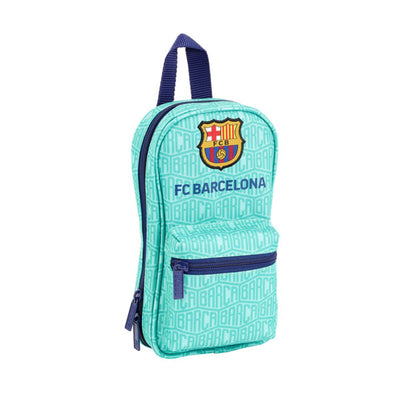 Sac à dos Porte-crayon F.C. Barcelona 19/20 Turquoise (33 Pièces)