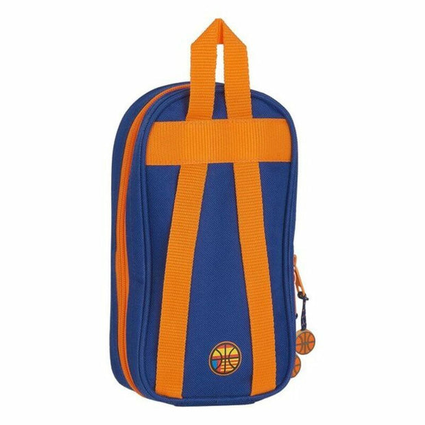 Plumier sac à dos Valencia Basket Bleu Orange