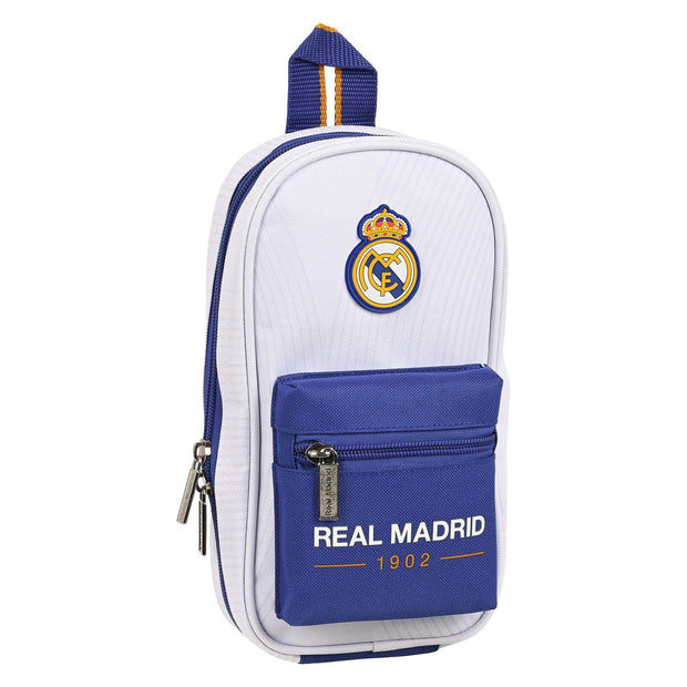Plumier sac à dos Real Madrid C.F. Bleu Blanc