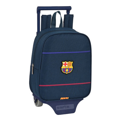 Cartable à roulettes F.C. Barcelona Bleu (22 x 28 x 10 cm)