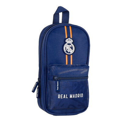 Plumier sac à dos Real Madrid C.F. Bleu (12 x 23 x 5 cm) (33 Pièces)
