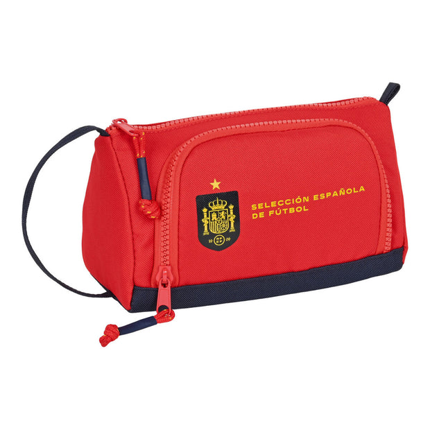 Trousse d'écolier RFEF Rouge Bleu (20 x 11 x 8.5 cm)