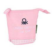 Trousse Gobelet Benetton Vichy Rose (8 x 19 x 6 cm)