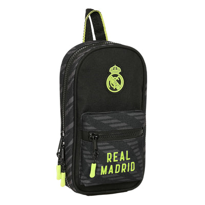 Plumier sac à dos Real Madrid C.F. Noir (12 x 23 x 5 cm) (33 Pièces)