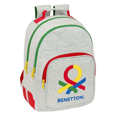 Cartable Benetton Pop Gris (32 x 42 x 15 cm)
