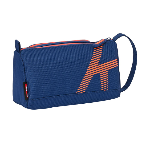 Trousse Scolaire avec Accessoires Kelme Navy blue Orange Blue marine (20 x 11 x 8.5 cm) (32 Pièces)