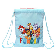 Sac à dos serré par des ficelles The Paw Patrol Funday Rouge Bleu clair (26 x 34 x 1 cm)