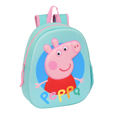 Cartable Peppa Pig Turquoise