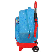 Cartable à roulettes SuperThings Rescue force 33 x 45 x 22 cm Bleu