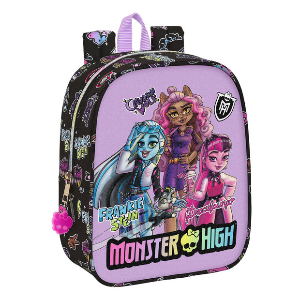 Cartable Monster High Creep Noir 22 x 27 x 10 cm