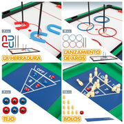 Table multi-jeux Colorbaby 12 en 1 107 x 83,5 x 61 cm