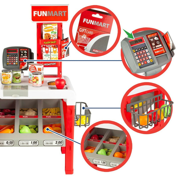 Supermarché de jouets Funville Funmart 55,5 x 75 x 29 cm