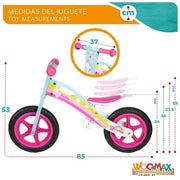 Vélo pour Enfants Woomax 12" Licorne Sans pédales