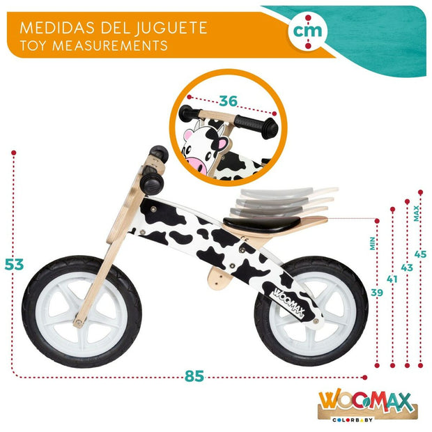 Vélo pour Enfants Woomax Vache 12" Sans pédales