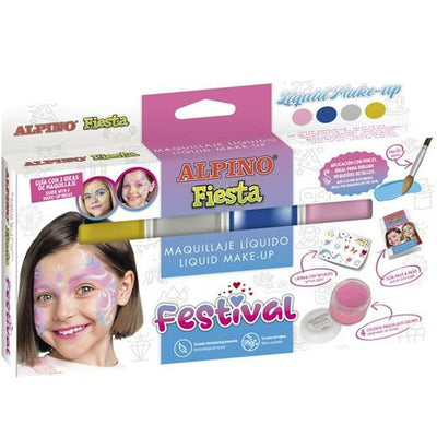 Maquillage pour les enfants Alpino Festival 4 couleurs