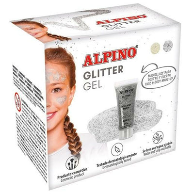 Maquillage pour les enfants Alpino Transparent Paillettes Gel 6 Pièces