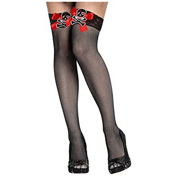 Collants de déguisement Pirate Taille unique Noir Pirate