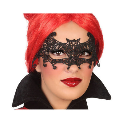 Masque Chauve-souris Noir Polyester Halloween