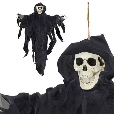 Pendentif de squelette (78 x 57 cm) Noir