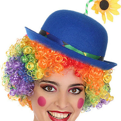 Chapeau de clown Bleu