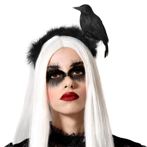 Serre-tête Raven Halloween Noir