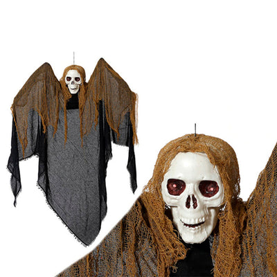 Pendentif de squelette Halloween (130 x 110 x 16 cm)