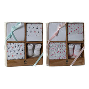 Coffret Bébé DKD Home Decor 0-6 Mois Coton (2 pcs)