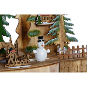 Décorations de Noël DKD Home Decor Arbre Bois Maisons (30 x 15 x 37 cm)