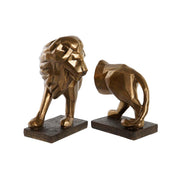 porte-livre DKD Home Decor Lion Résine Moderne (32 x 15 x 24,5 cm)