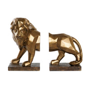 porte-livre DKD Home Decor Lion Résine Moderne (32 x 15 x 24,5 cm)