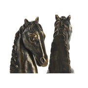 porte-livre DKD Home Decor 23 x 9 x 19 cm Cheval Résine