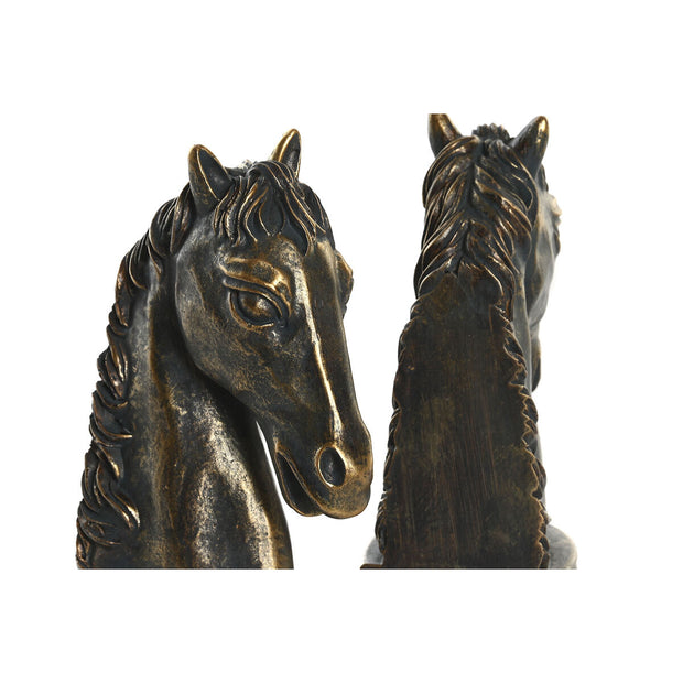 porte-livre DKD Home Decor 23 x 9 x 19 cm Cheval Résine